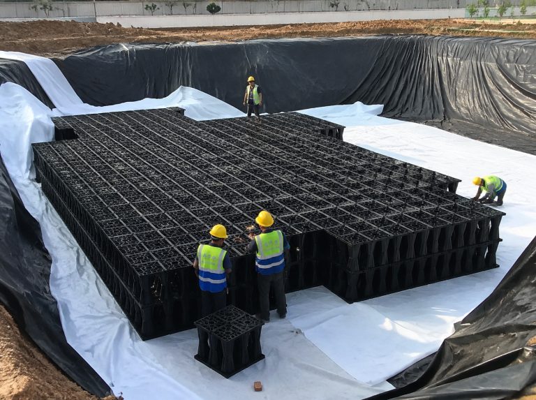 保定白沟新城PP雨水收集模块
